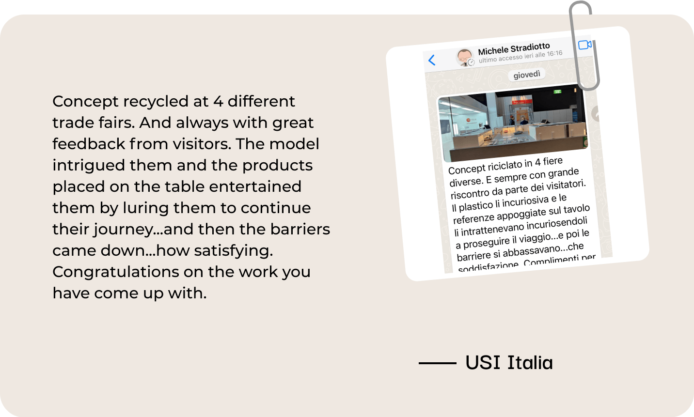 USI Italia Review